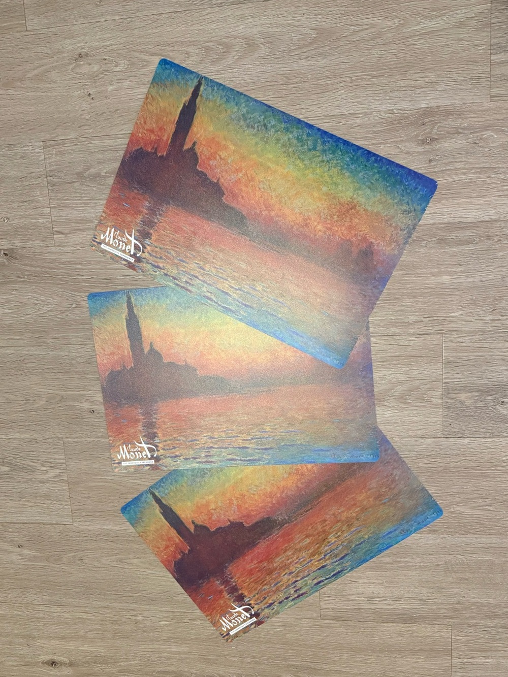 Monet inspired by St. George art Placemats set of 3